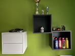 Kubus Eket Ikea met ophangrails - 4 stuks, Huis en Inrichting, Ophalen, Gebruikt, Minder dan 150 cm, Minder dan 100 cm