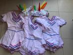 8 roze maillot met bijhorende haarbanden, Kinderen en Baby's, Ophalen of Verzenden, Gebruikt, Meisje