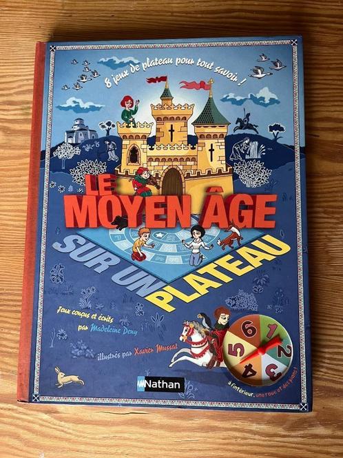 LIVRE-8 jeux de plateau-Le Moyen-Age-NATHAN-Parfait Etat, Boeken, Kinderboeken | Jeugd | onder 10 jaar, Zo goed als nieuw, Non-fictie