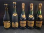 5 oude gesloten flessen cognac, Verzamelen, Ophalen, Zo goed als nieuw, Champagne