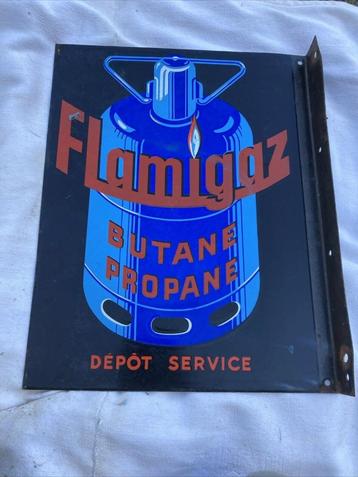 emaille reclamebord mancave retro vintage dubbelzijdig ! beschikbaar voor biedingen