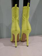 621C* sexy open laarzen fluorescerend geel (40), Verzenden, Geel, Lage of Enkellaarzen, Nieuw