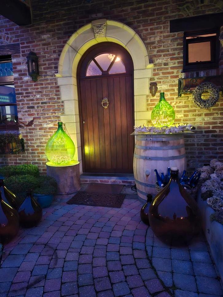 Mooie kerst decoratie in glazen buikflessen! Grote keuze, Diversen, Kerst, Ophalen