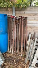 10 grote en 6 kleine schoren, Doe-het-zelf en Bouw, IJzerwaren en Bevestigingsmiddelen, Ophalen, Gebruikt, 250 mm of meer, Overige typen