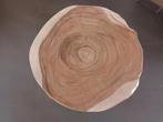 Salontafel, Boomstamtafel tropisch hout, Huis en Inrichting, Tafels | Salontafels, Ophalen, Zo goed als nieuw