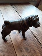 SUPERBE CHIEN SHAR-PEI EN BRONZE, Antiquités & Art, Enlèvement ou Envoi, Bronze
