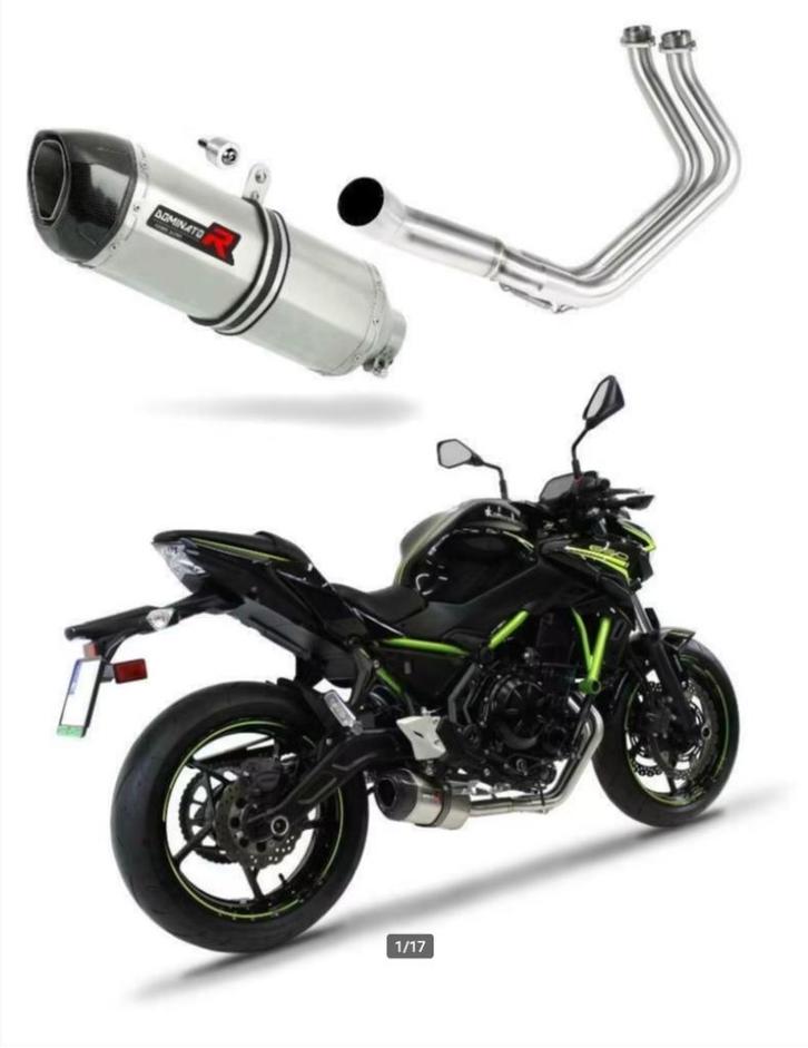 Dominator Uitlaat Kawasaki Z650 Z750 Z800 Z900 Z1000, Motoren, Onderdelen | Kawasaki, Nieuw, Ophalen of Verzenden