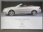 Brochure de la Mercedes CLK Cabriolet V8 5.0 de Giorgio Arma, Envoi, Mercedes