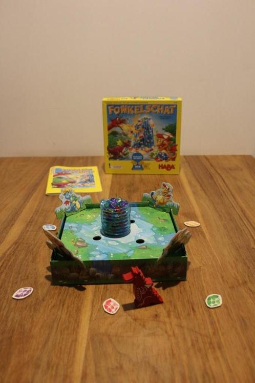 Haba - Fonkelschat, Hobby en Vrije tijd, Gezelschapsspellen | Bordspellen, Zo goed als nieuw, Ophalen