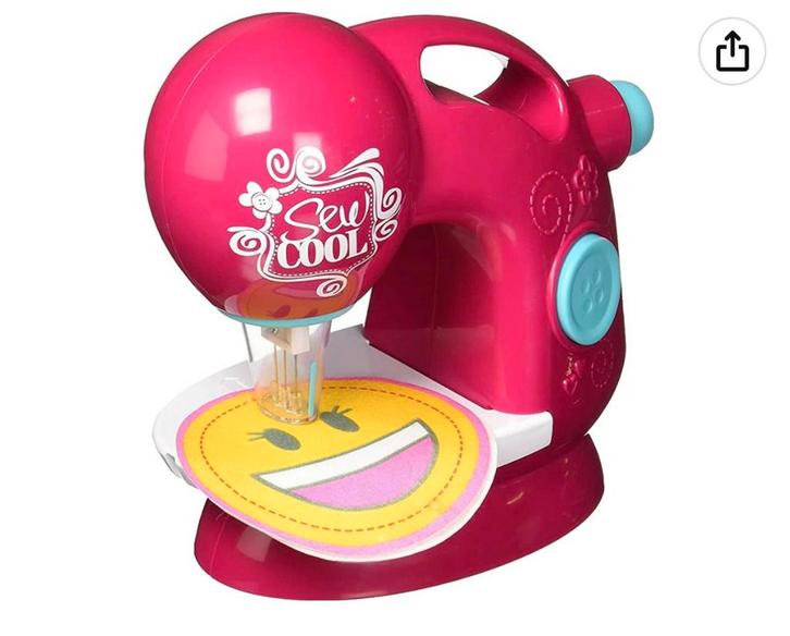 Sew cool kindernaaimachine & materiaal (23/6), Kinderen en Baby's, Speelgoed | Overig, Zo goed als nieuw, Ophalen of Verzenden