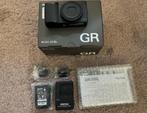 Ricoh GR IIIx digitale camera zwart Uitstekend gebruik Oorsp, Compact, Refurbished, Ophalen of Verzenden, Overige Merken