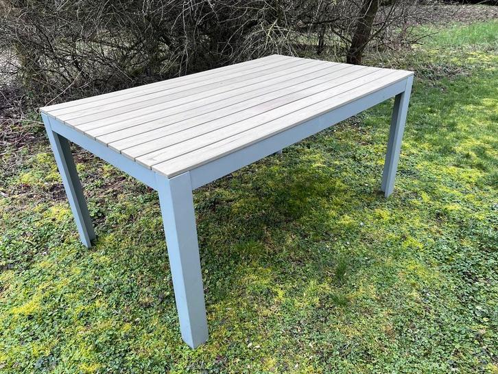 IKEA tuintafel — 6 personen, Tuin en Terras, Tuintafels, Gebruikt, Rechthoekig, Aluminium, Ophalen