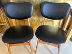 Vintage stoelen (set), Ophalen, Twee, Zwart, Vintage