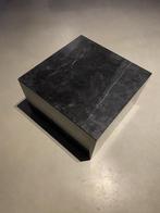 marmeren salontafel in kubusvorm, Huis en Inrichting, Ophalen, 50 tot 100 cm, Vierkant, 50 tot 100 cm