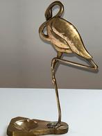 statue art déco FLAMINGO bronze poli vintage fifties design, Antiquités & Art, Enlèvement ou Envoi