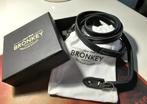 Bronkey camerariem roma leather 120cm zwart, Audio, Tv en Foto, Nieuw, Ophalen