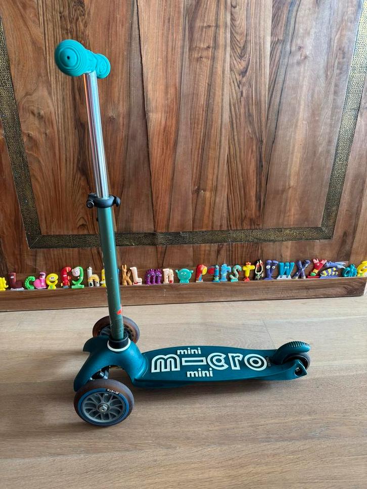 Mini Micro eco groene scooter, Fietsen en Brommers, Steps, Gebruikt, Overige typen, Ophalen