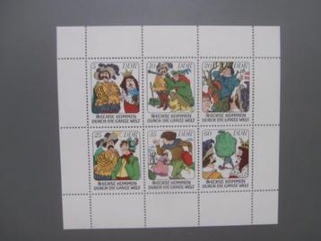 Postzegels Duitsland 1976 en 1977 Fairy Tales m/s