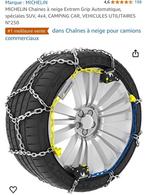 Chaînes a neige Michelin xtrem Grip automatique 250, Autos : Divers, Chaînes, Enlèvement, Neuf