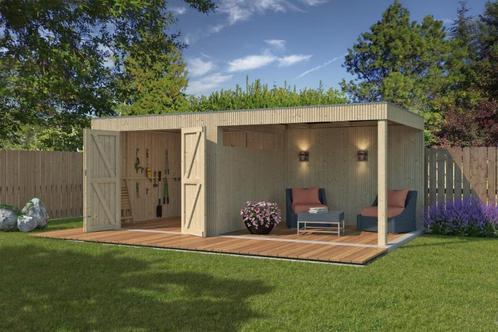 NIEUW modern tuinhuis 8312EXT300 --overkapping--, Hobby en Vrije tijd, Overige Hobby en Vrije tijd, Nieuw, Verzenden