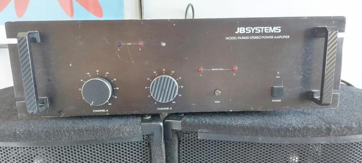 PA-versterker JB-systems model PA9400, Muziek en Instrumenten, Versterkers | Keyboard, Monitor en PA, Gebruikt, P.A., Minder dan 500 watt