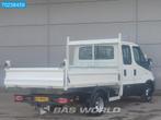 Iveco Daily 35C12 Kipper Euro6 Dubbel Cabine 3500kg trekhaak, Autos, Vitres électriques, 120 ch, 3500 kg, Tissu