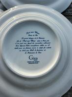 6 grandes assiettes « Pont aux Choux » de Gien, Enlèvement