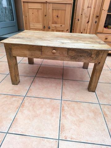 Table de salon bois mango, Enlèvement, Comme neuf