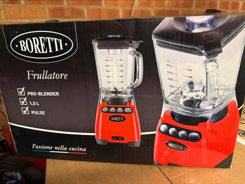 Boretti blender nieuw, rode versie, NP 260 EUR, Elektronische apparatuur, Blenders, Nieuw, Blender, Ophalen of Verzenden