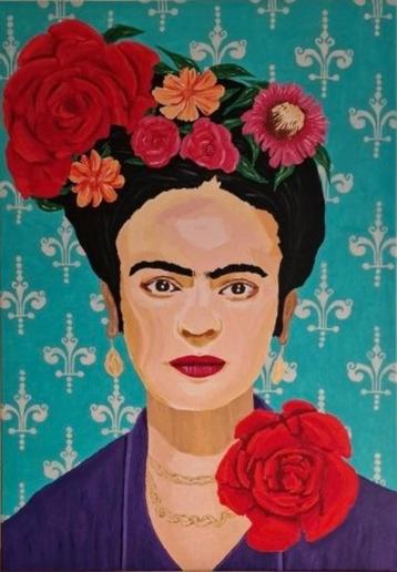  tableau 100x70cm original et unique Frida khalo 