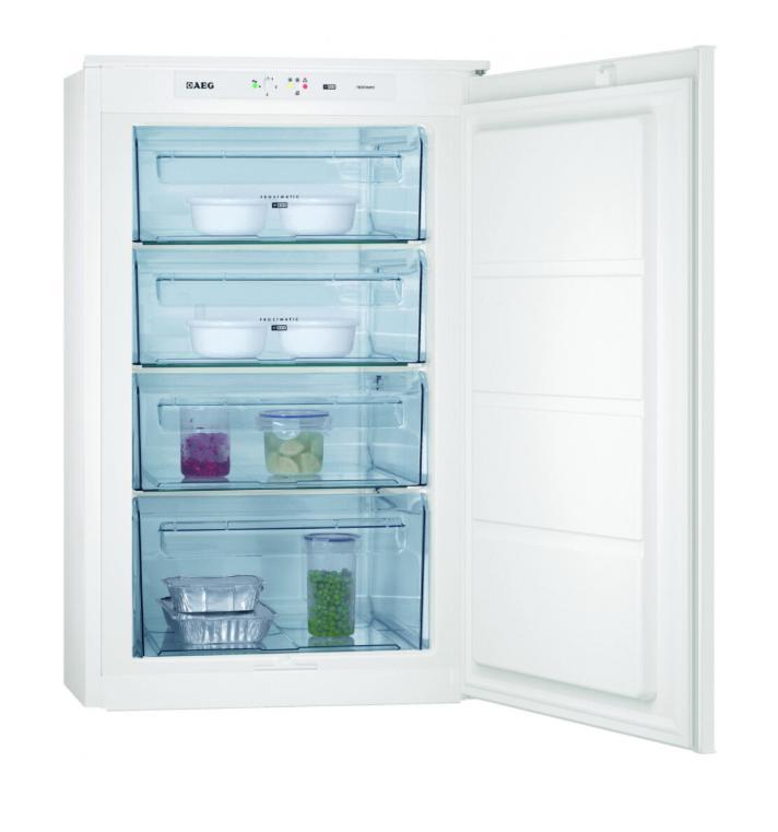 AEG inbouw diepvries frostmatic, Electroménager, Congélateurs, Utilisé, Encastré, Congélateur, Congélateur, 85 à 120 cm, Moins de 60 cm