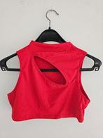 rode crop top, Maat 38/40 (M), Nieuw, Ophalen of Verzenden, Zonder mouw