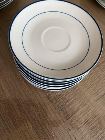 9 assiettes en parfait état l. Dele &zn, Assiettes(s), Comme neuf, Céramique, Blond Amsterdam
