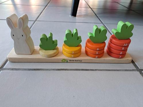Houten stapeltorens wortels tellen Tender leaf toys, Kinderen en Baby's, Speelgoed | Houten speelgoed, Zo goed als nieuw, Ophalen