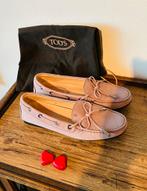 TOD‘S mocassins cuir rose blush, taille 37 avec dust bag, Ophalen, Nieuw, Roze