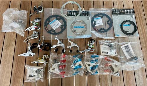 Lot Vintage Fietsonderdelen Shimano & Campagnolo, Fietsen en Brommers, Fietsonderdelen, Zo goed als nieuw, Ophalen of Verzenden