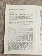 Soldaat Brigade Piron Vanbillemont De Panne +Oostende 1988, Envoi, Image pieuse