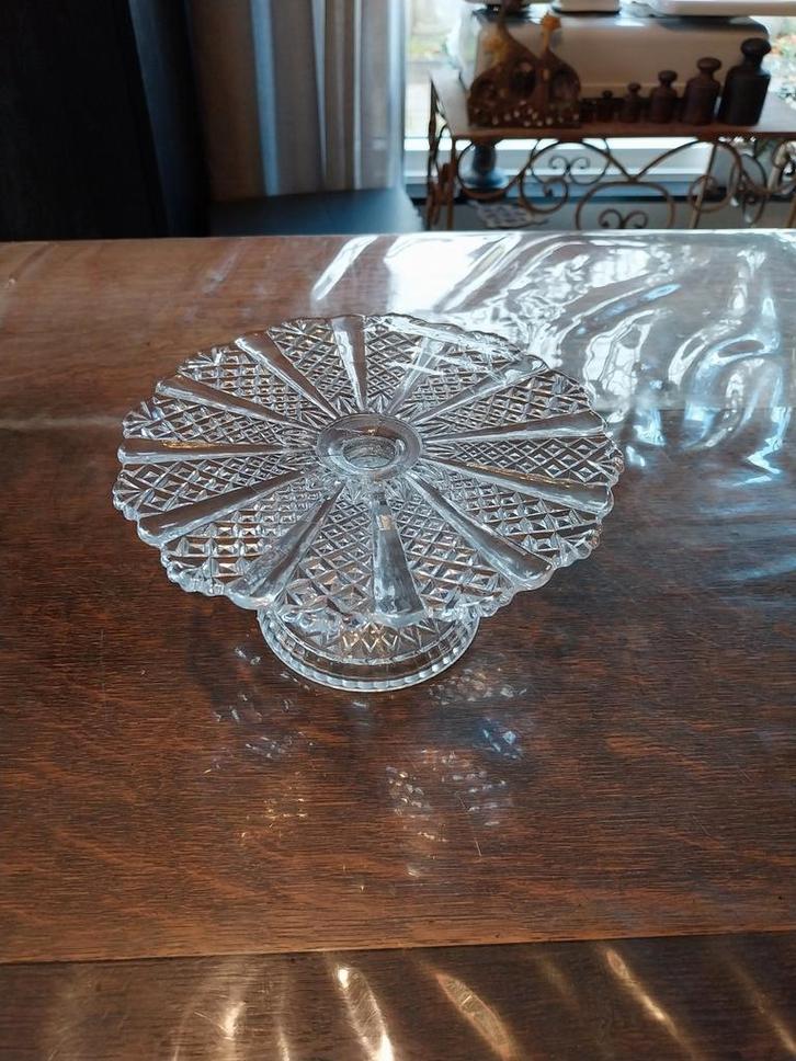 Val Saint Lambert  taartschoteltje, Antiek en Kunst, Antiek | Glaswerk en Kristal, Ophalen