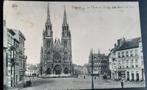 Postkaart OOSTENDE place de l  EGLISE 1912, Verzamelen, Ophalen of Verzenden