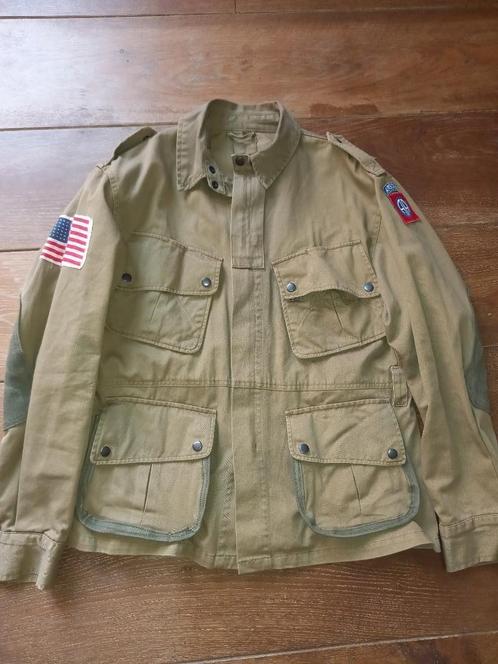 Beste oude repro m42 jump suit 82nd airborne, Verzamelen, Militaria | Tweede Wereldoorlog, Landmacht, Kleding of Schoenen, Ophalen of Verzenden