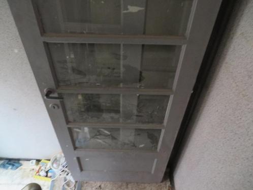 binnen deur met glas, Doe-het-zelf en Bouw, Deuren en Vliegenramen, Glas, Ophalen