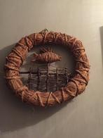 Decoratie krans in stro, Ophalen