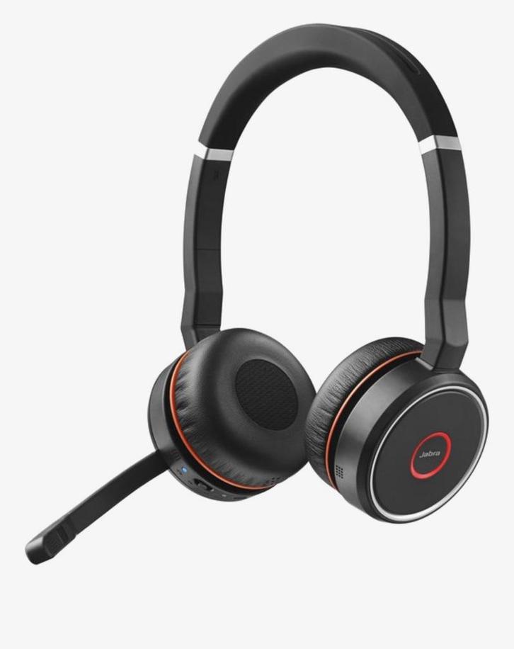 Jabra Evolve 75, Computers en Software, Headsets, Nieuw, On-ear, Draadloos, Gaming headset, Inklapbare microfoon, Mute-functie