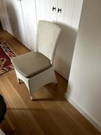 4 Vincent Sheppard - Lloyd Loom stoelen met kussen, Huis en Inrichting, Stoelen, Ophalen, Wit, Riet of Rotan, Vier