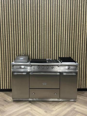 Luxe Lacanche 150cm Fornuis Inox Gas + Coup de feu beschikbaar voor biedingen