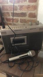 Enregistreur voix sur K7 + micro, Musique & Instruments, Enlèvement, Utilisé