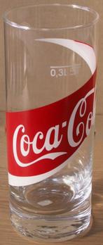 Verre Coca-Cola avec bande biseautée Indication de taille Co, Collections, Verres & Petits Verres, Enlèvement ou Envoi, Neuf