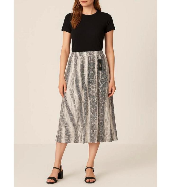 Lange Rok BPC Bonprix Collection Premium Snake Slangen print, Kleding | Dames, Rokken, Nieuw, Maat 38/40 (M), Beige, Onder de knie