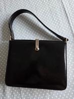 Vintage lakleer handtas zwart, Handtassen en Accessoires, Tassen | Damestassen, Ophalen of Verzenden, Zwart, Handtas