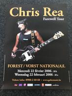 Poster Chris Rea in Vorst Nationaal 2006, Ophalen of Verzenden